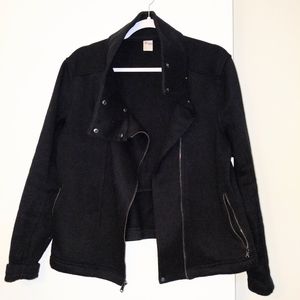 Old Navy Fleece Moto Jacket - Sz L
